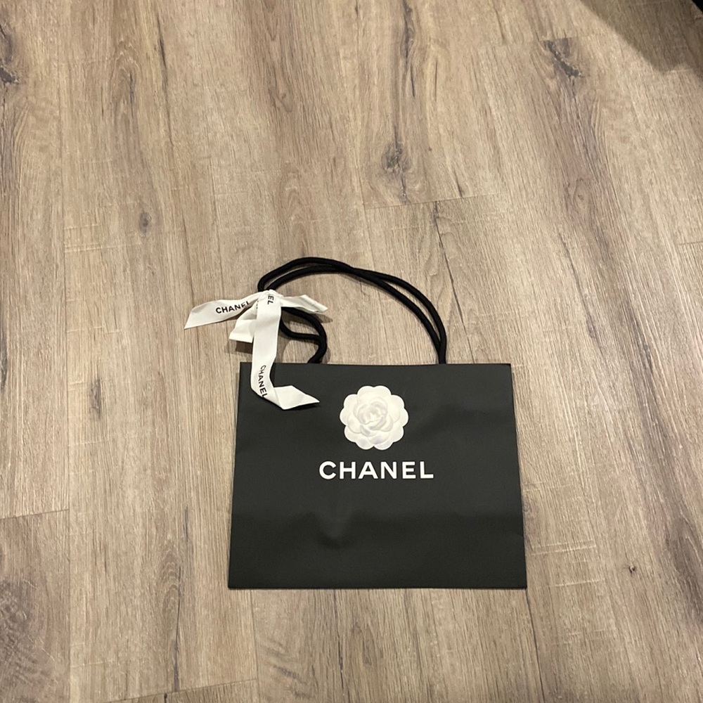 Chanel paper bag 12x9.5